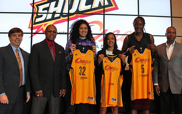 The Tulsa Shock's 2015 draft picks. Photo: Tulsa Shock.