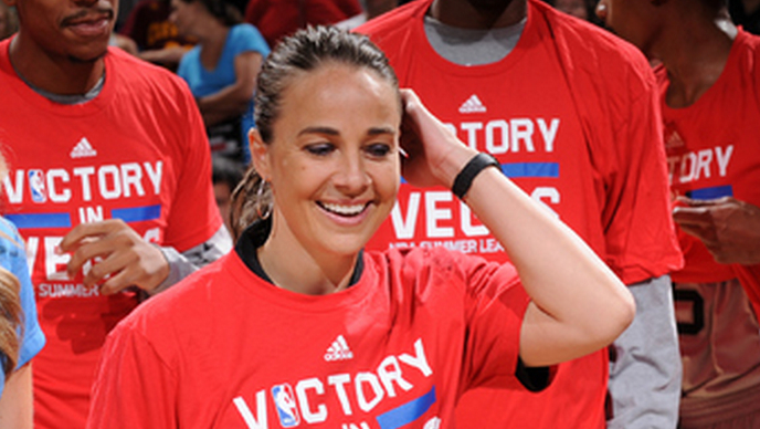 Becky Hammon coaches San Antonio Spurs to championship in the Las Vegas Summer League