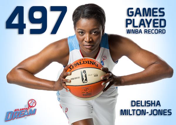 DeLisha Milton-Jones sets WNBA record for career games played, passes Tina Thompson