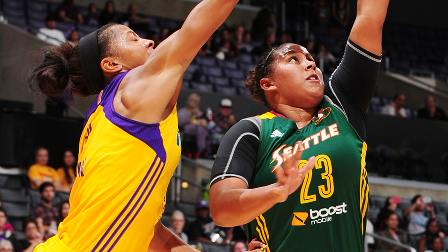 Storm sweep season series with Sparks, earn 85-77 road win at Los Angeles