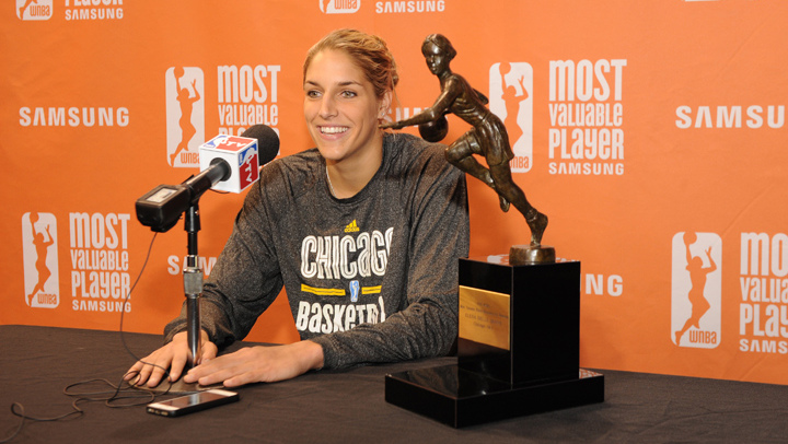 Elena Delle Donne discusses receiving the MVP award, an “humbling experience”