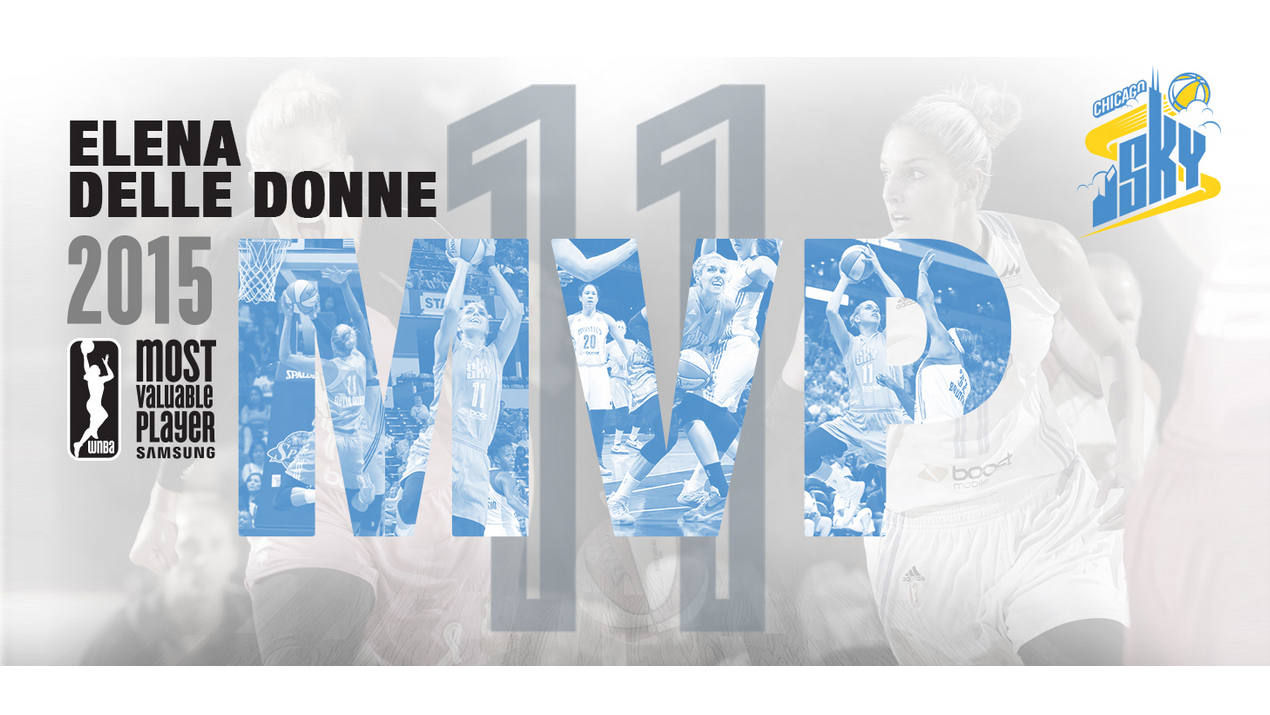 Chicago Sky’s Elena Delle Donne named 2015 WNBA MVP