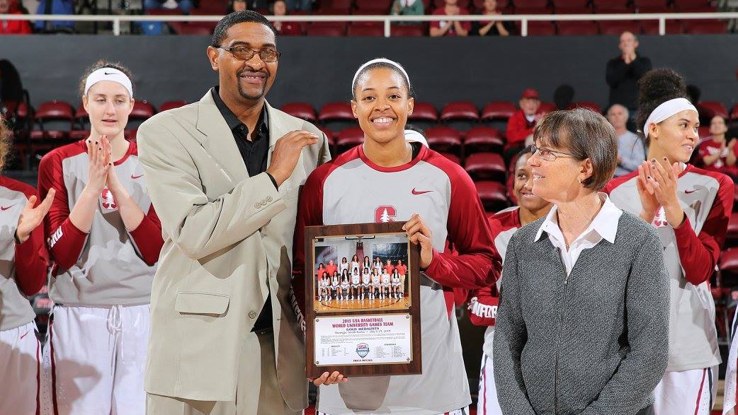 Erica McCall earns family bragging rights, leads No. 12 Stanford over Cal State Bakersfield, 83-41