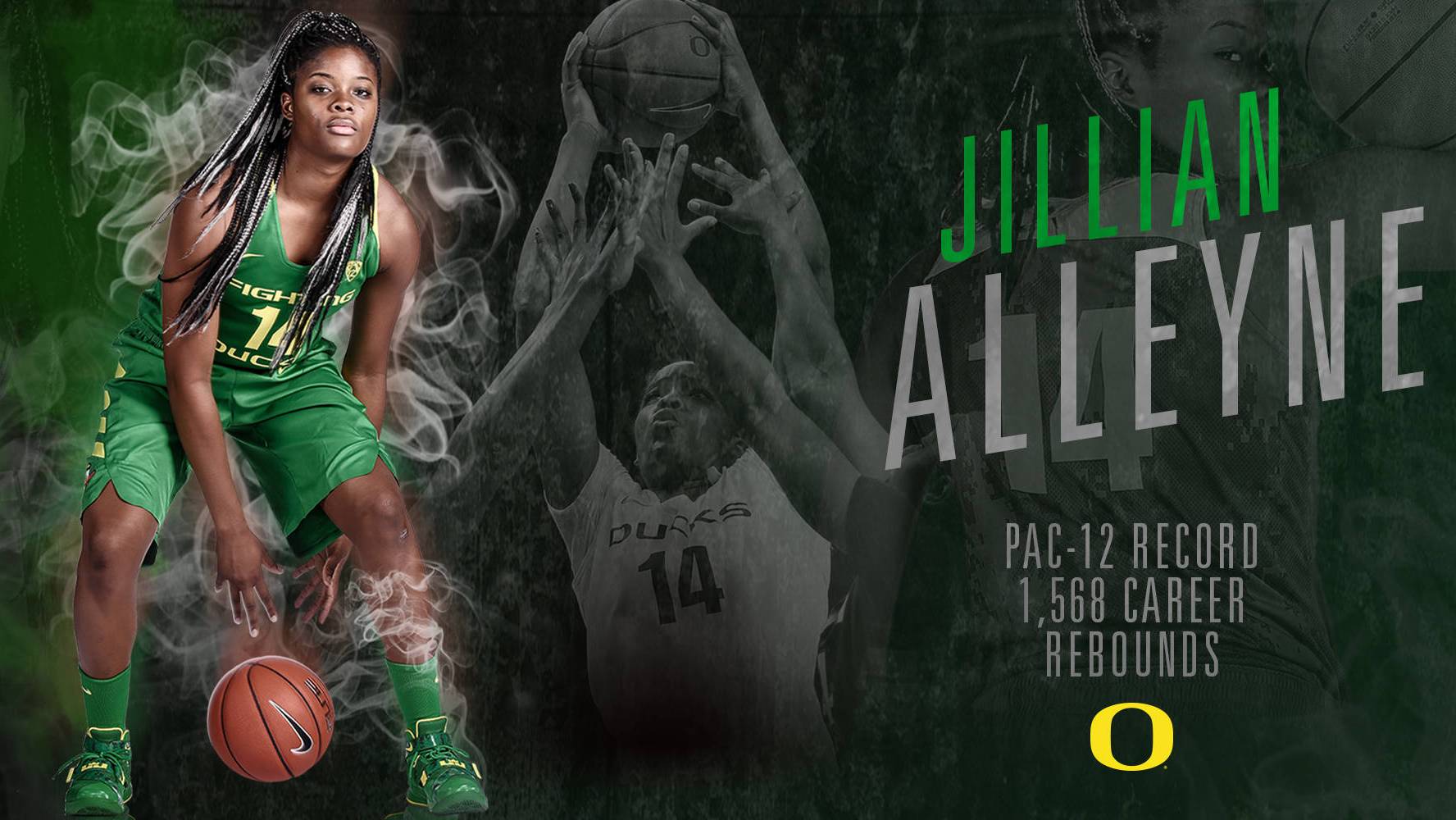 Oregon’s Jillian Alleyne becomes Pac-12 all-time rebounding leader