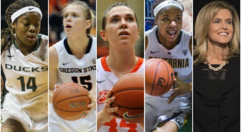 Media votes Jillian Alleyne and Jamie Weisner as Pac-12 Players of the Year