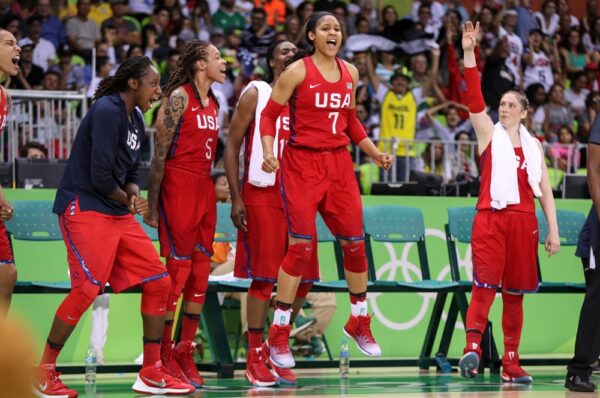 August 12, 2016 - USA vs. Canada. Photo: FIBA.