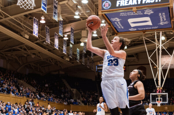 Rebecca Greenwell led Duke with 29 points in the win over South Carolina.