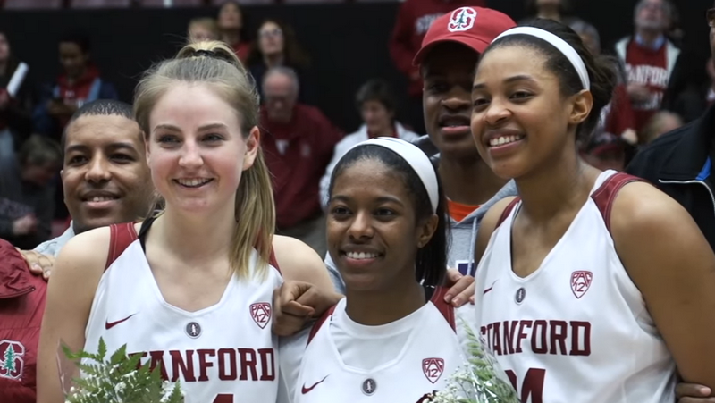 Alanna Smith buoys Stanford in Battle of the Bay sweep vs. Cal, Cardinal seniors play their last game at Maples Pavilion