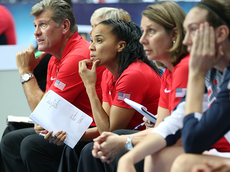 Dawn Staley officially introduced as coach of US national women's