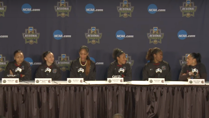 Video: South Carolina ready for the challenge of Florida State in Elite Eight