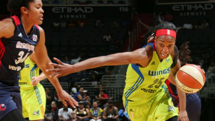 Glory Johnson leads Dallas, Mystics fall 87-83 to Wings’ last-second surge