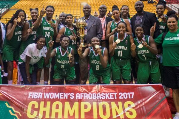 2017 - Nigeria claimed their third FIBA Women's Afrobasket title. Photo: FIBA.