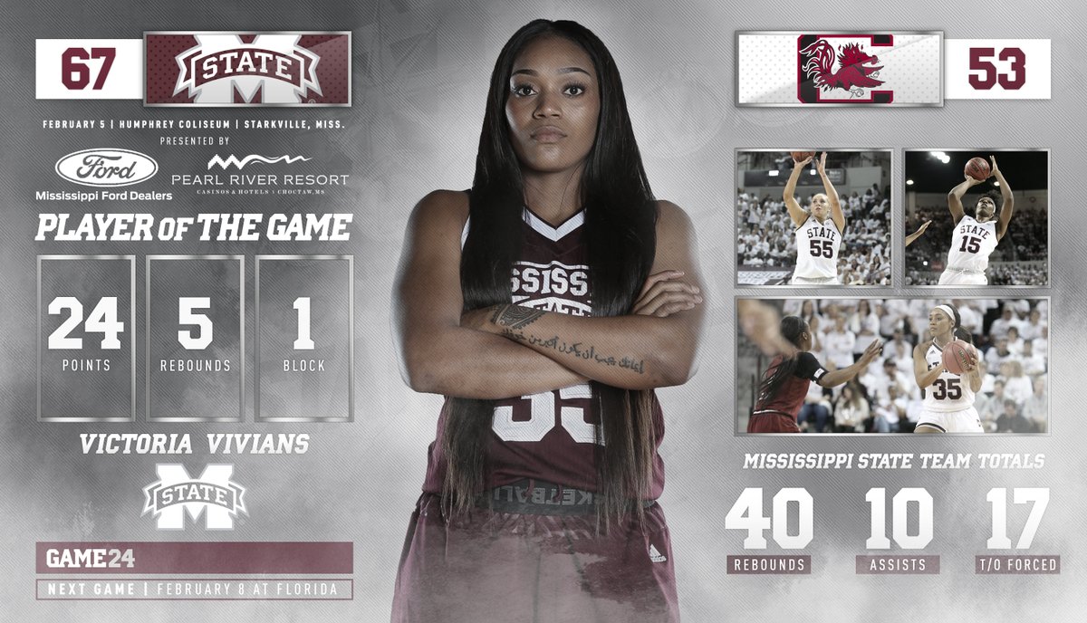 Mississippi State avenges title loss against foe South Carolina to stay undefeated