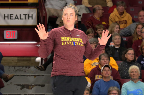 Minnesota Gophers head coach Lindsay Whalen. Photo: Minnesota Athletics.