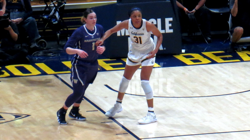 Led by Kristine Anigwe, Cal tops a tough Washington squad 79-70, enjoys a weekend sweep