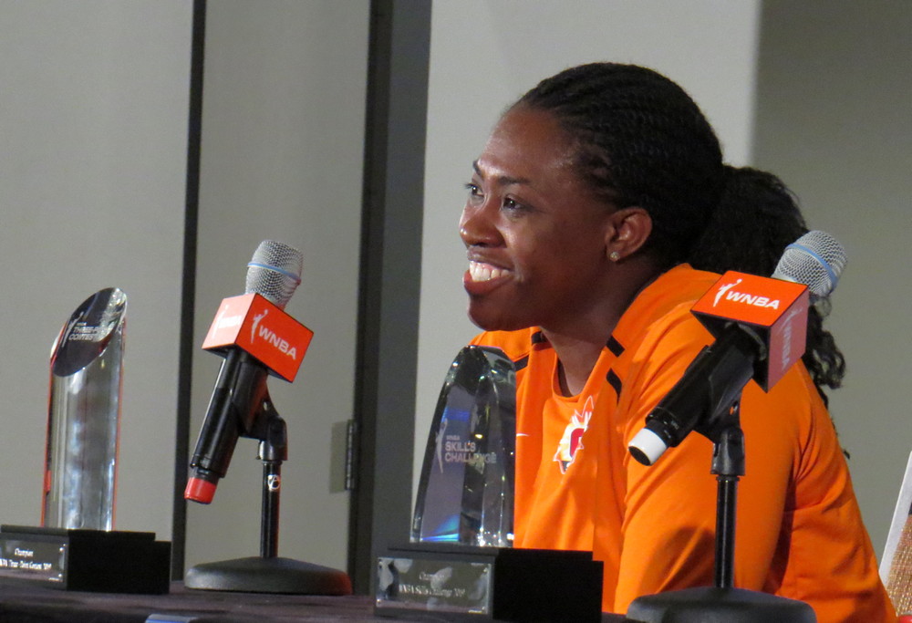 2019 WNBA All-Star: Stricklen takes three-point crown and DeShields wins skills challenge