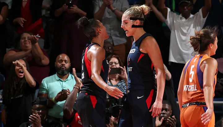 Washington survives Phoenix 99-93, Elena Delle Donne drops season-high 33 points