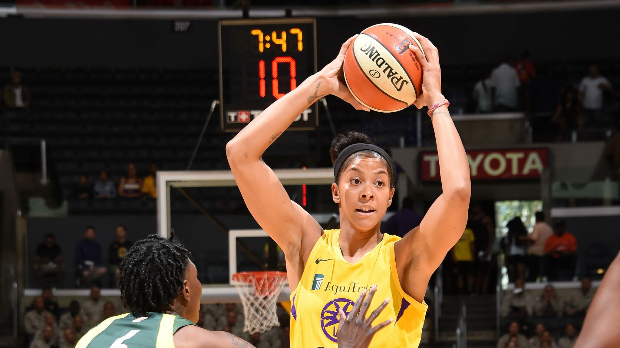 Candace Parker leads Los Angeles Sparks to 83-75 triumph over Seattle Storm