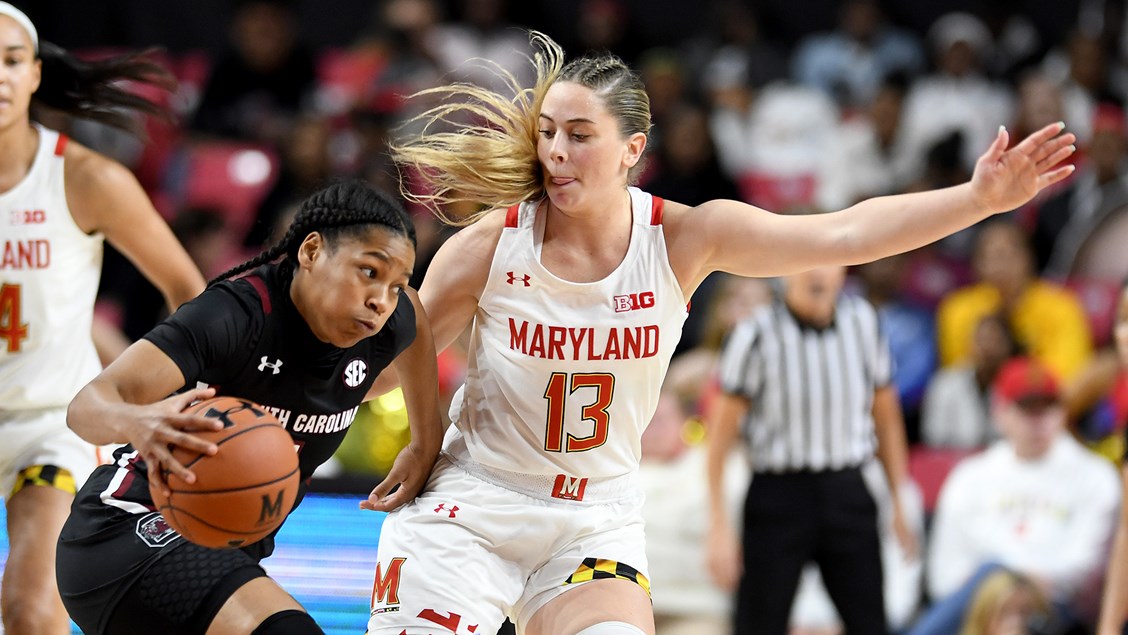 South Carolina’s young core prevails as Gamecocks defeat Maryland 63-54