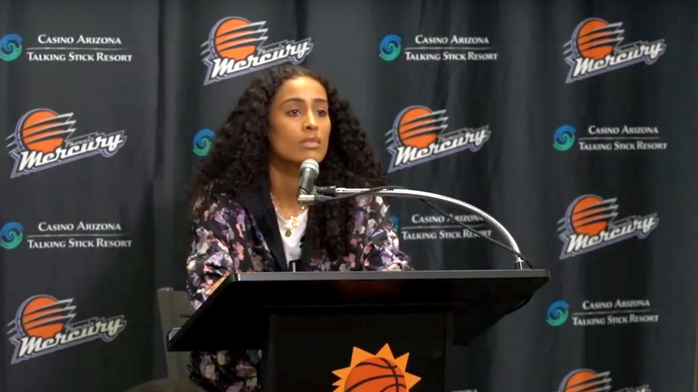 Mercury guard Skylar Diggins-Smith meets media for first time since being traded to Phoenix