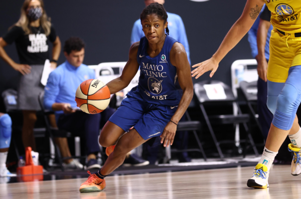 Lynx's Crystal Dangerfield. Photo: NBAE/Getty Images.