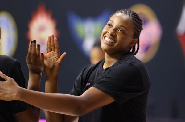 Erica McCall. Photo: NBAE/Getty Images.