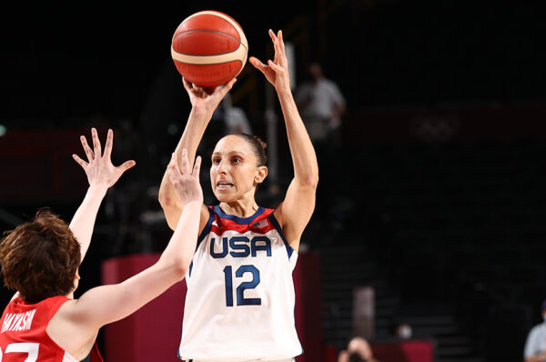 TOKYO (Aug. 7). Diana Taurasi. Photo: Ned Dishman/NBAE/Getty Images