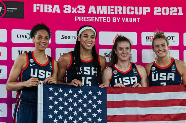 USA Women Claim Gold Medal at First FIBA 3x3 AmeriCup