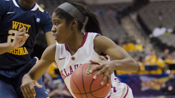 Oklahoma overcomes huge deficit, beats West Virgina 65-64 to advance to Big 12 semifinals