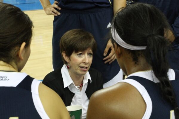 Notre Dame head coach Mufffet McGraw. Photo: John Dlugolecki