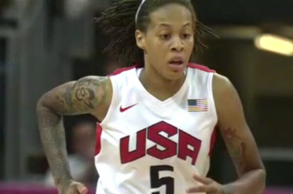 Seimone Augustus in the game vs. Turkey.