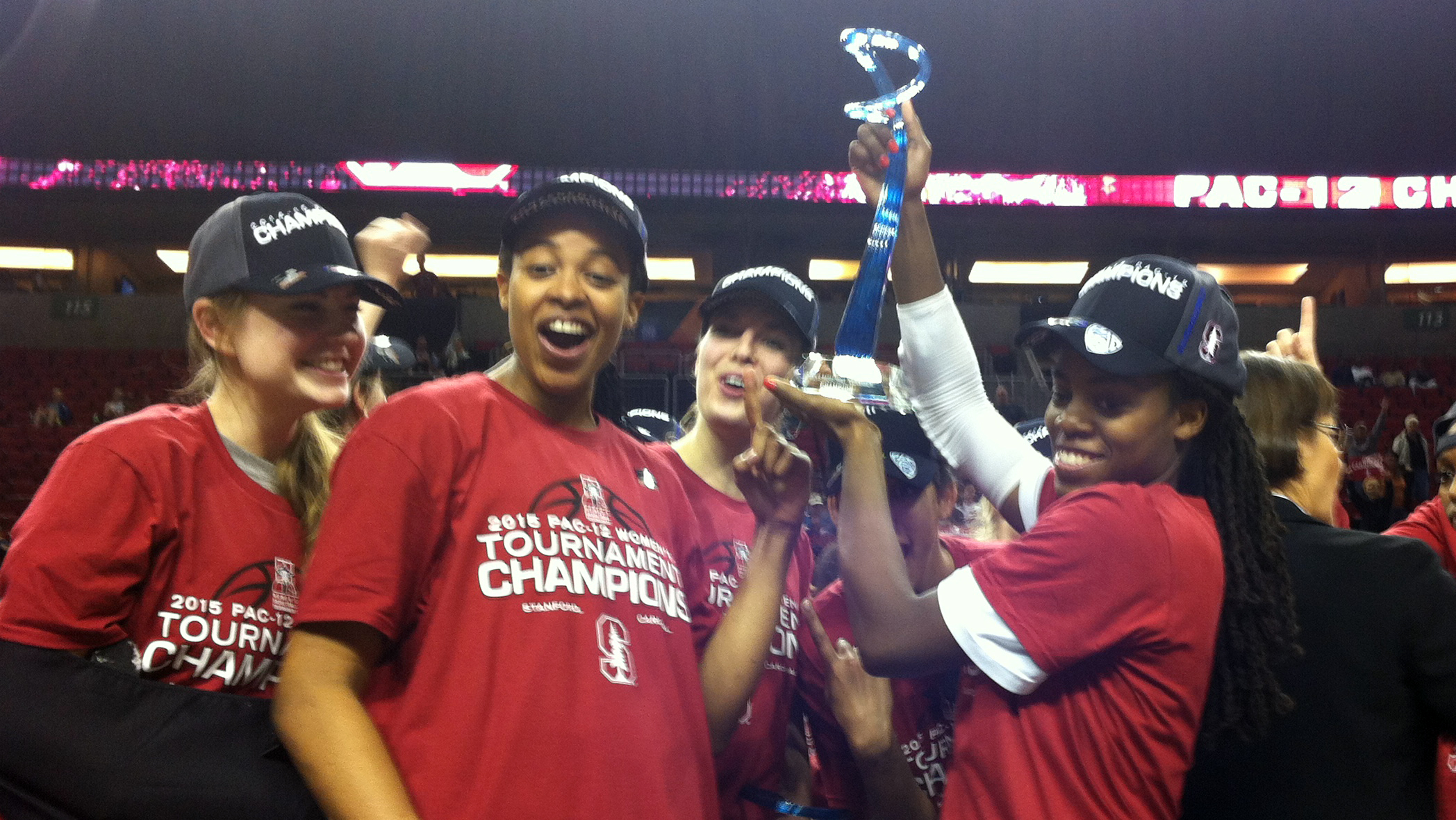 Stanford outlasts Cal 61-60 to win the Pac-12 tournament championship for the 11th time