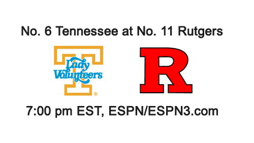 Dec. 13, 2011: Lady Vols at Scarlet Knights Highlight TV Games